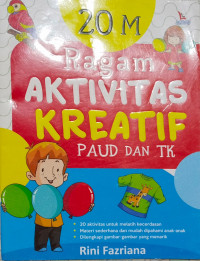 Image of 20 M; Ragam AKTIVITAS KREATIF