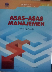 Image of Asas-Asas manajemen