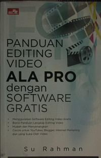 Image of PANDUAN EDITING VIDEO ALA PRO dengan SOFTWARE GRATIS